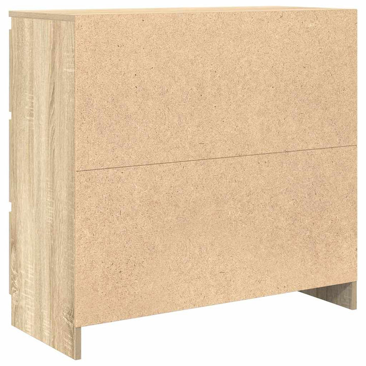 skænk 80x35x76 cm konstrueret træ sonoma-eg
