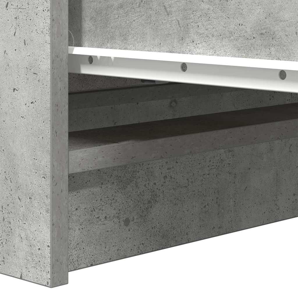 skænk 80x35x76 cm konstrueret træ betongrå