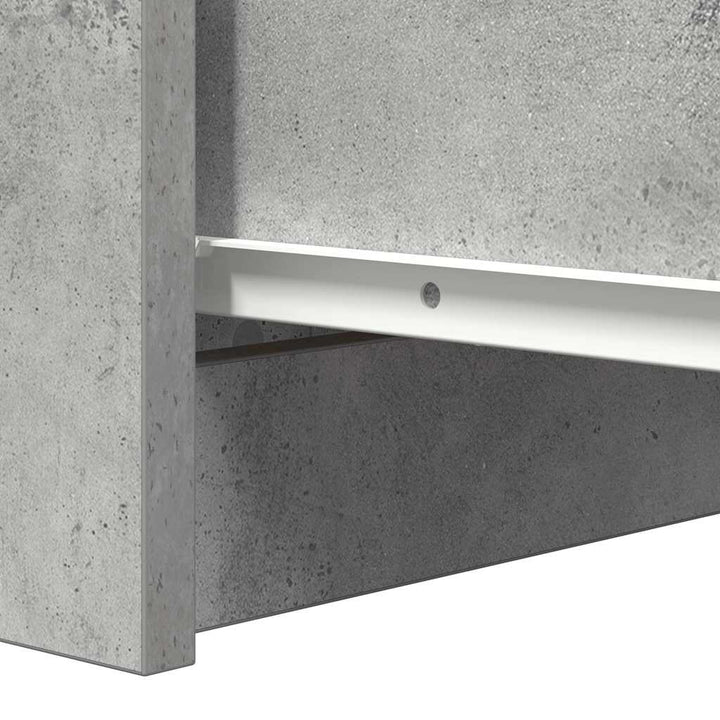 skænk 37,5x35x76 cm konstrueret træ betongrå