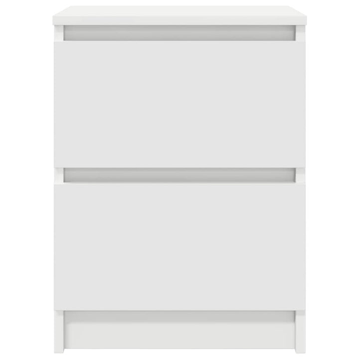 tv-bord 40x35x54 cm konstrueret træ hvid