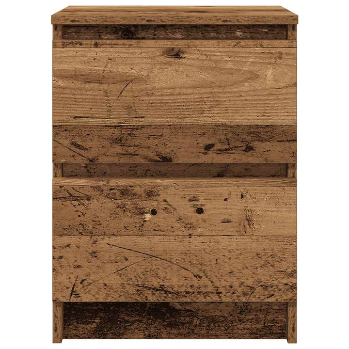 tv-bord 40x35x54 cm konstrueret træ antikt trælook
