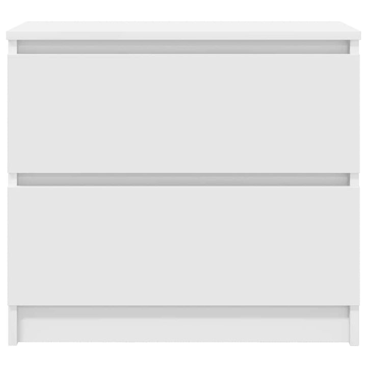 tv-bord 60x35x54 cm konstrueret træ hvid