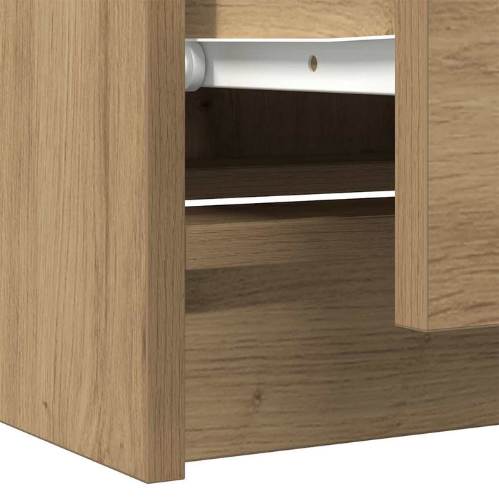 tv-bord 60x35x54 cm konstrueret træ kunsteg