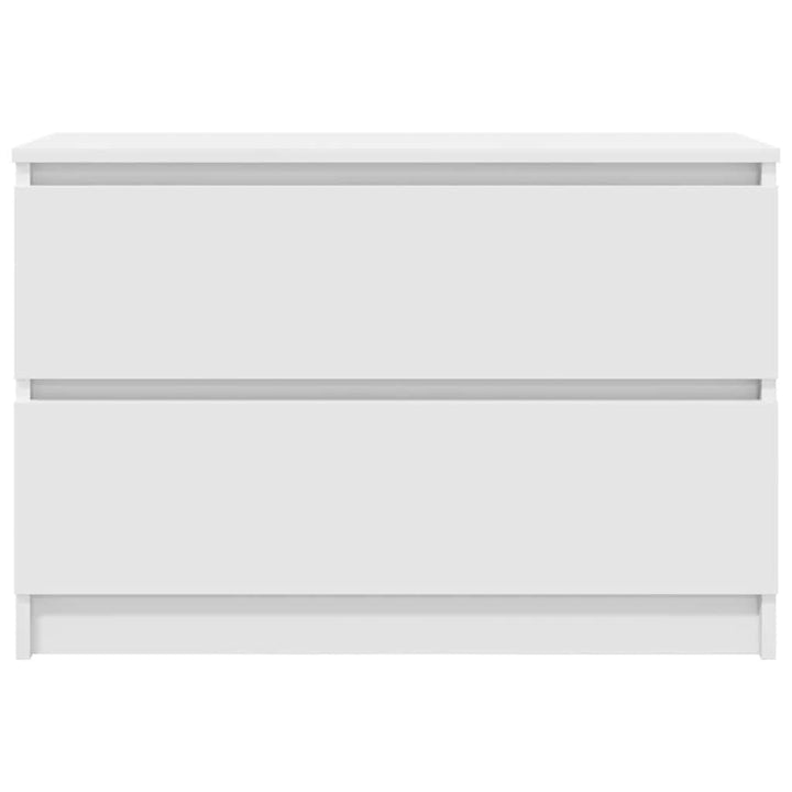 tv-bord 80x35x54 cm konstrueret træ hvid