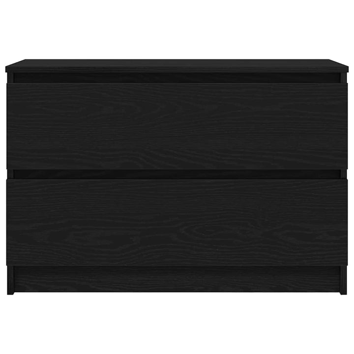 tv-bord 80x35x54 cm konstrueret træ sort