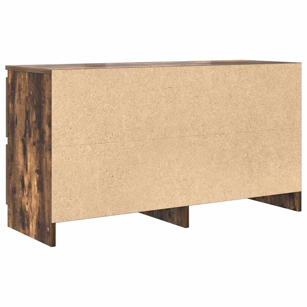 tv-bord 100x35x54 cm konstrueret træ røget egetræsfarve