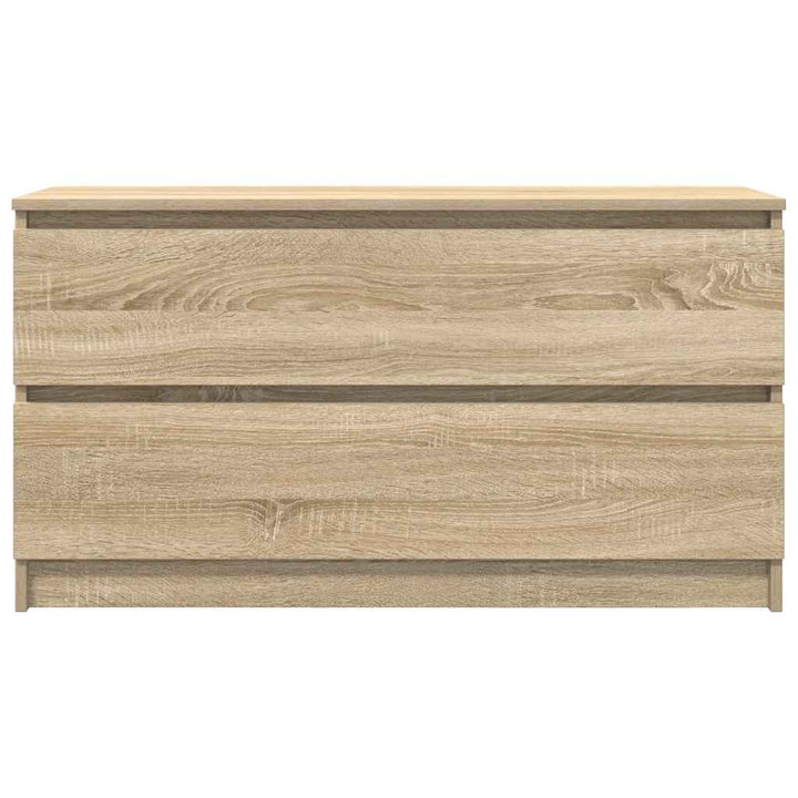 tv-bord 100x35x54 cm konstrueret træ sonoma-eg