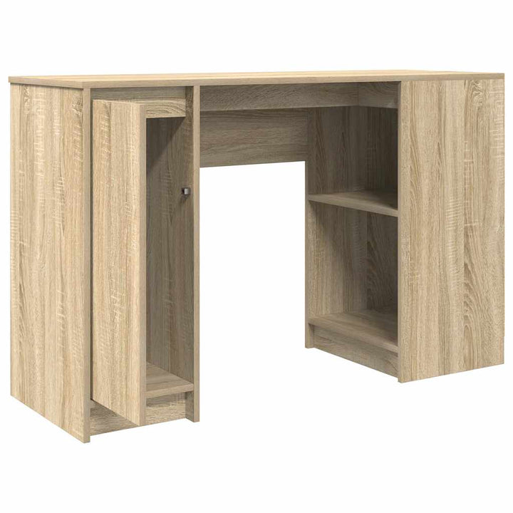 skrivebord 120x42x76 cm konstrueret træ sonoma-eg