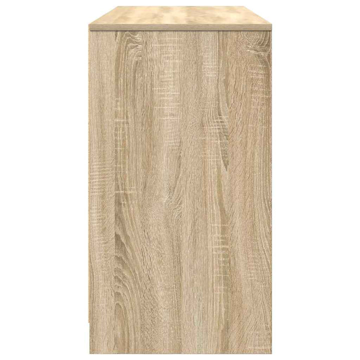 skrivebord 120x42x76 cm konstrueret træ sonoma-eg