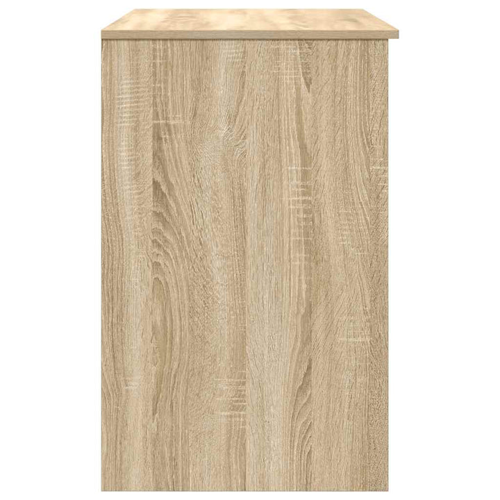 skrivebord 86x49x76 cm konstrueret træ sonoma-eg