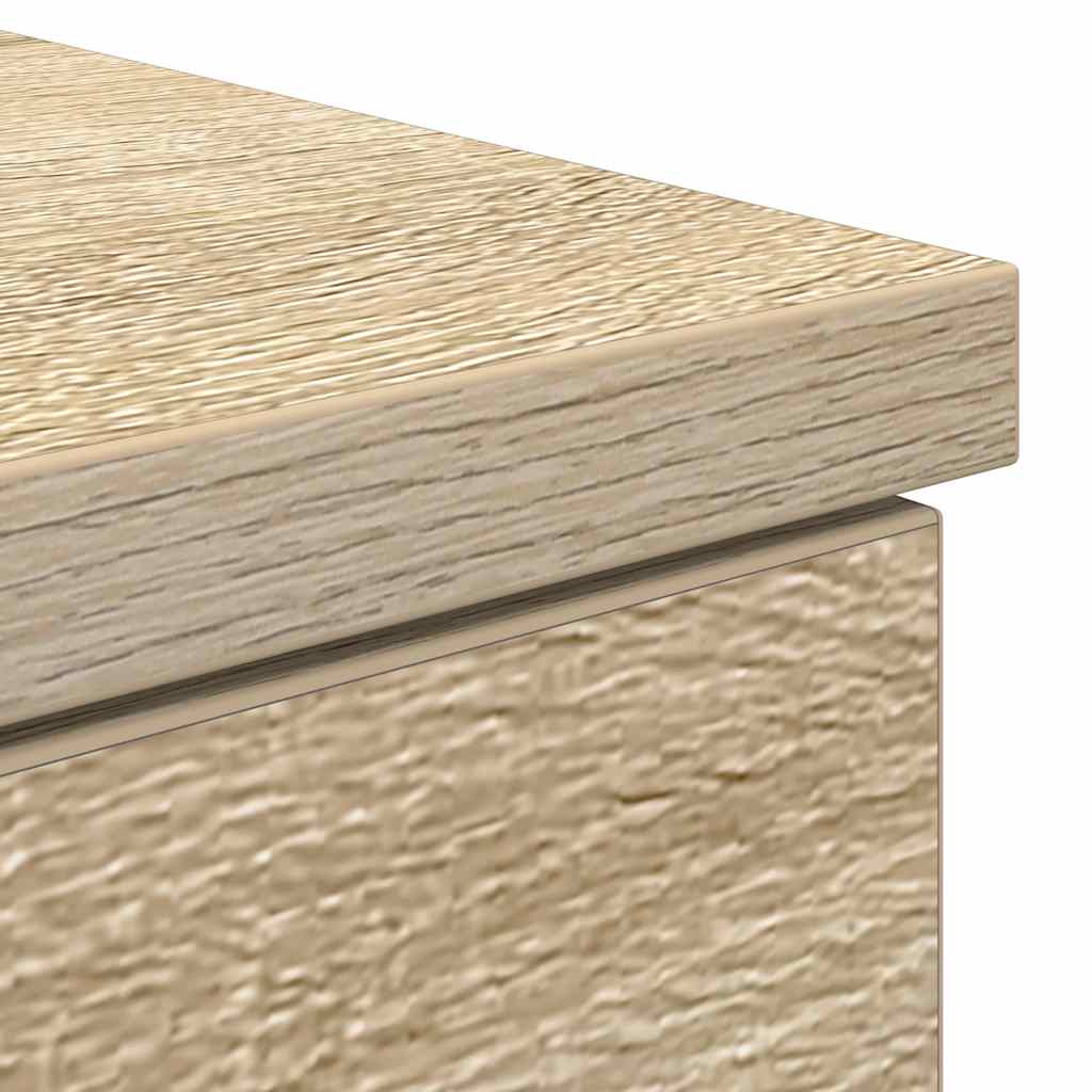 skrivebord 86x49x76 cm konstrueret træ sonoma-eg