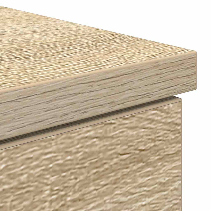 skrivebord 86x49x76 cm konstrueret træ sonoma-eg