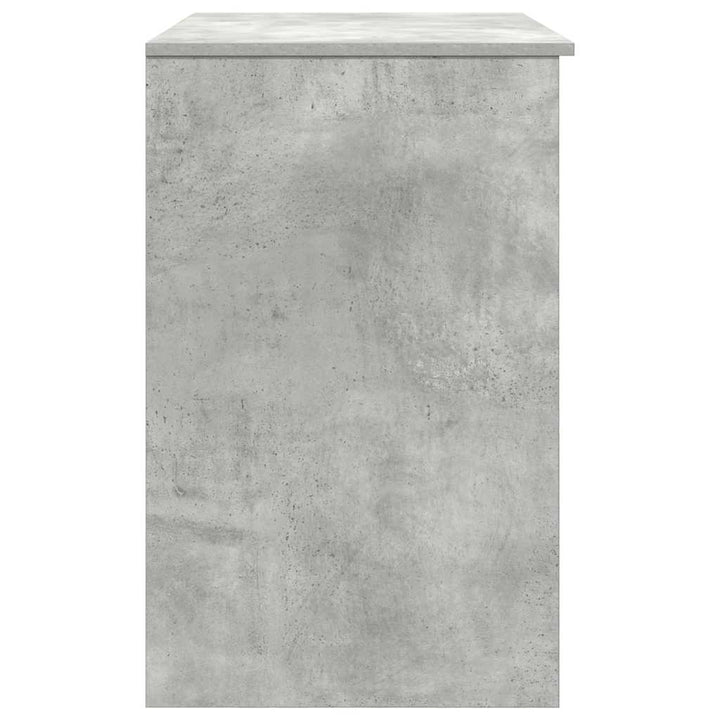 skrivebord 86x49x76 cm konstrueret træ betongrå