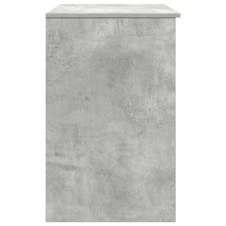 skrivebord 86x49x76 cm konstrueret træ betongrå