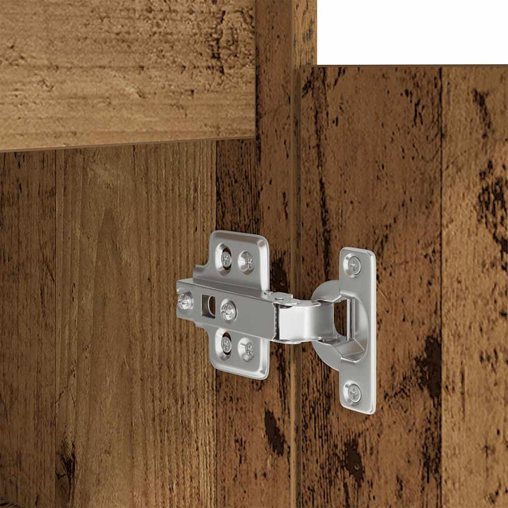 skrivebord 86x49x76 cm konstrueret træ gammelt trælook