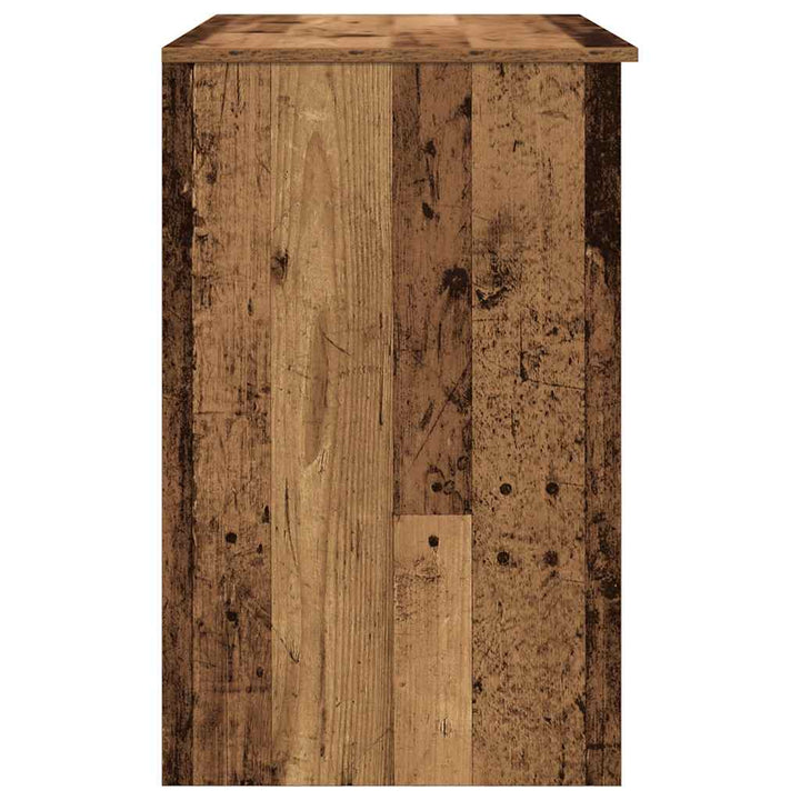 skrivebord 86x49x76 cm konstrueret træ gammelt trælook