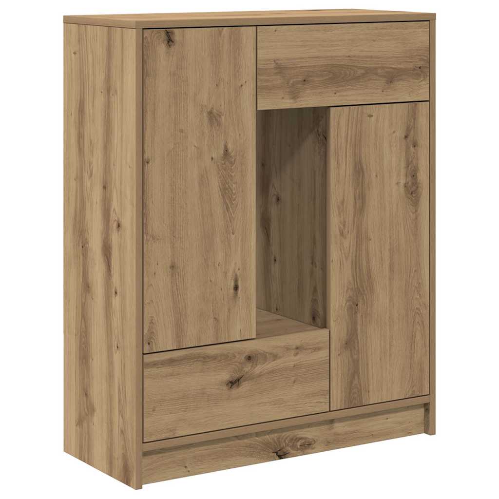 skænk med skuffer og låger 73x31x90 cm kunsteg
