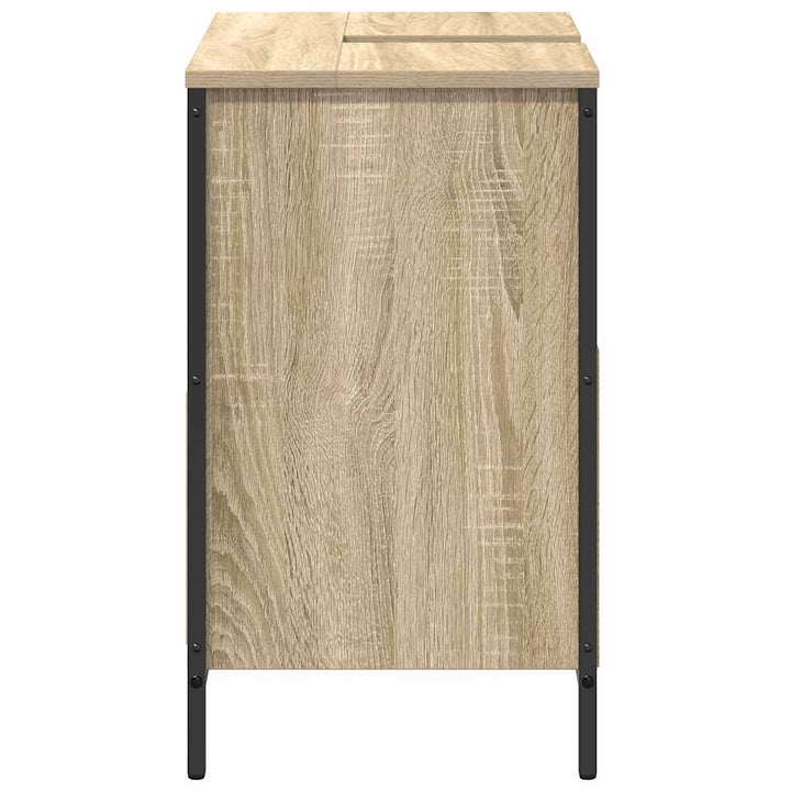 håndvaskskab med skuffer 60x34,5x60 cm sonoma-eg