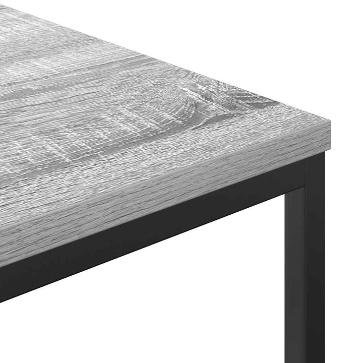 badeværelsesskab med hylder 76,5x35x95 cm grå sonoma-eg