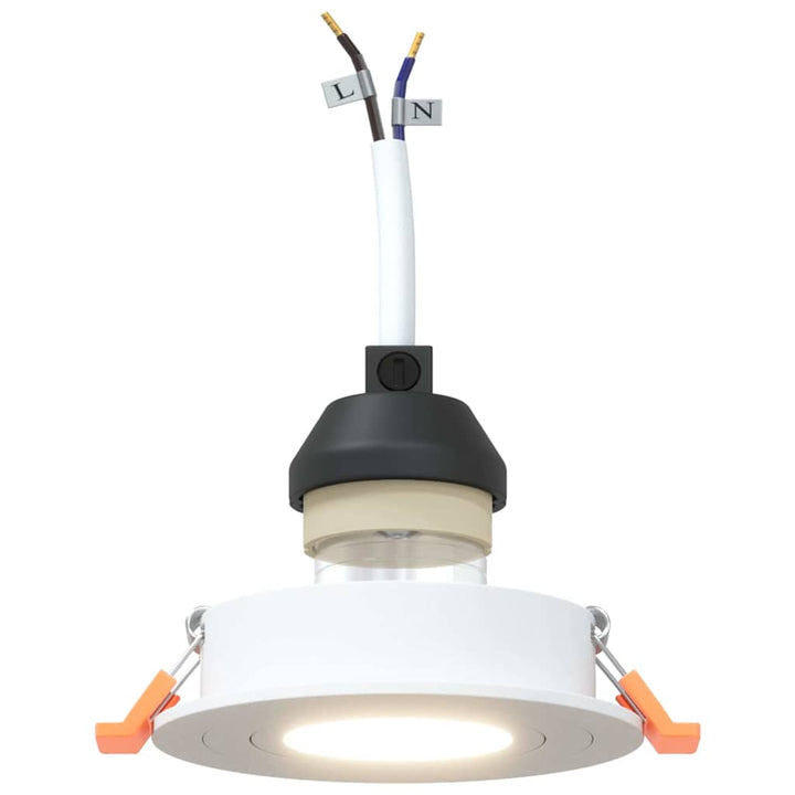 Spotlight 24 pcs Hvid 9 x 9 x 2 cm Aluminium