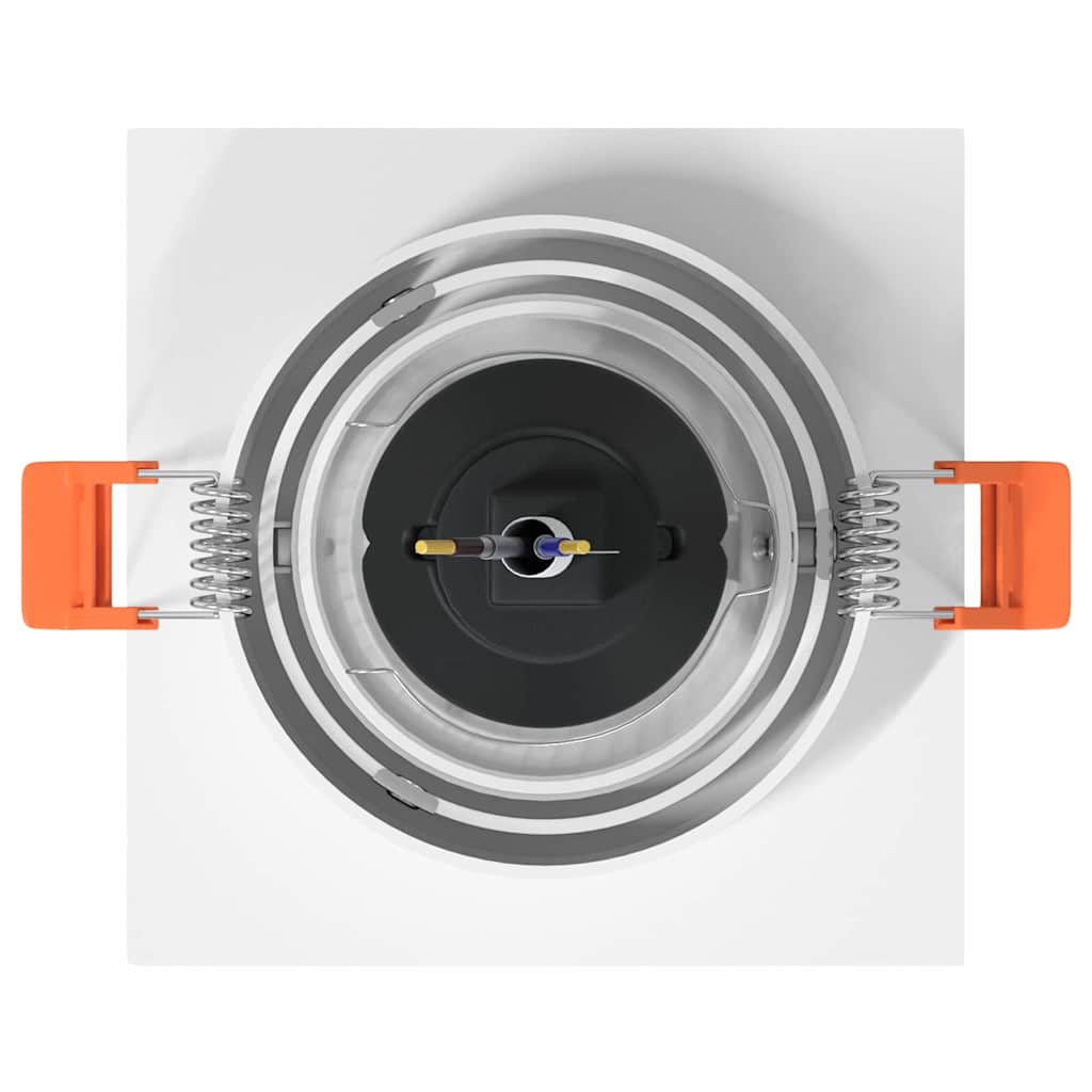Spotlight 24 pcs Hvid 9 x 9 x 2 cm Aluminium