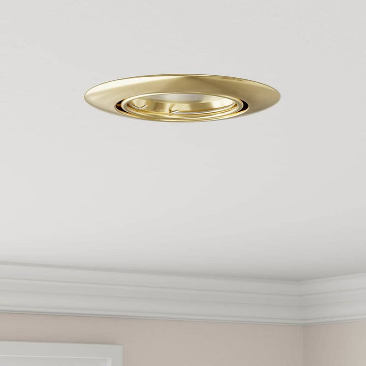 Spotlight 12 pcs Guld 9 x 9 x 2.5 cm Metal