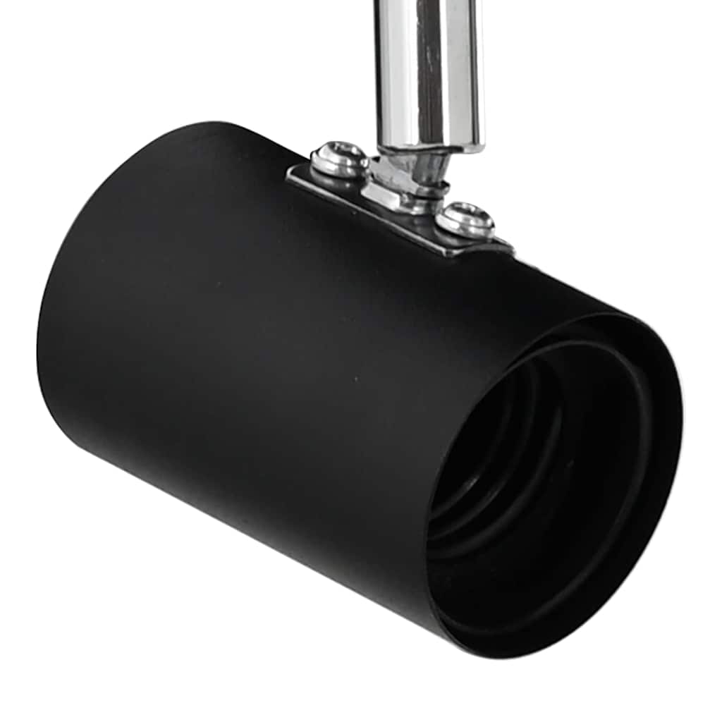 Loftsspot med spotlights Sort 73 x 6,5 x 11,5 cm Metal