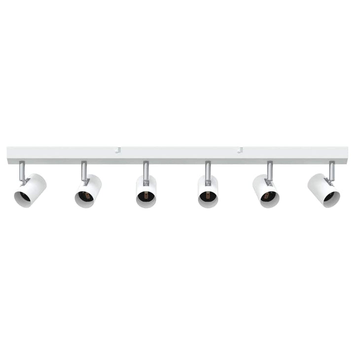 Loftsspot med spotlights Hvid 73 x 6,5 x 11,5 cm Metal