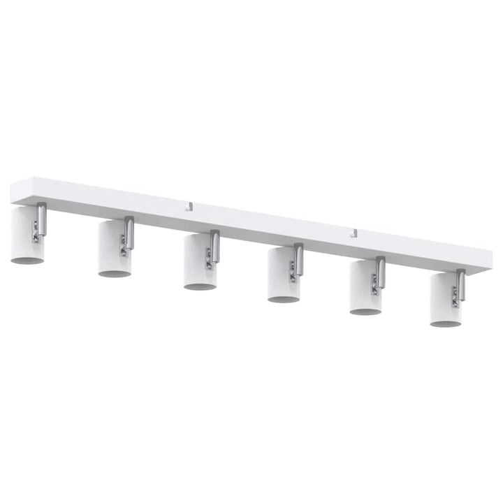 Loftsspot med spotlights Hvid 73 x 6,5 x 11,5 cm Metal