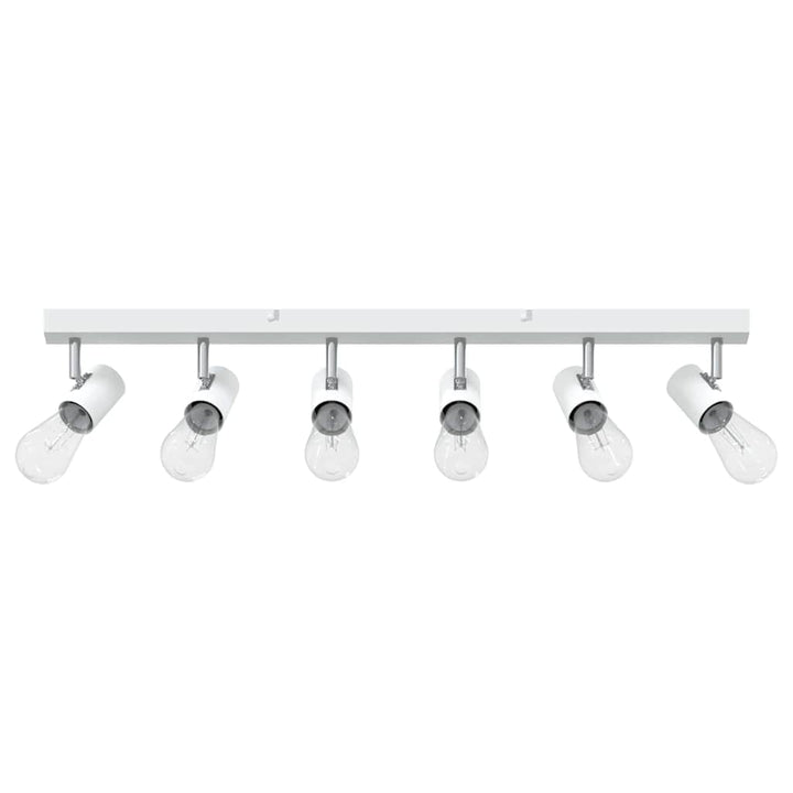 Loftsspot med spotlights Hvid 73 x 6,5 x 11,5 cm Metal