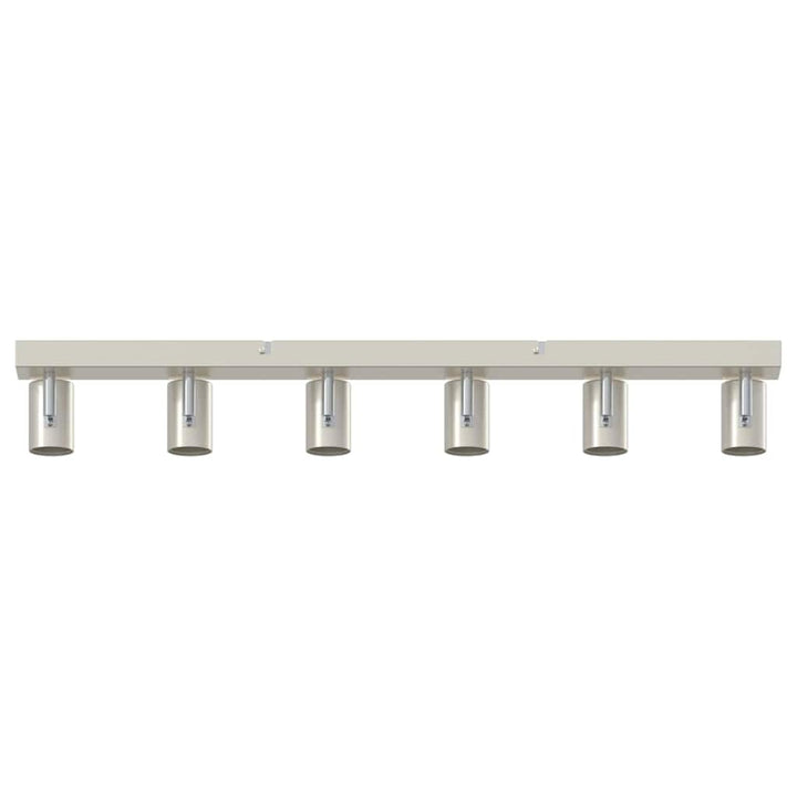 Loftsspot med spotlights Nikkel 73 x 6,5 x 11,5 cm Metal