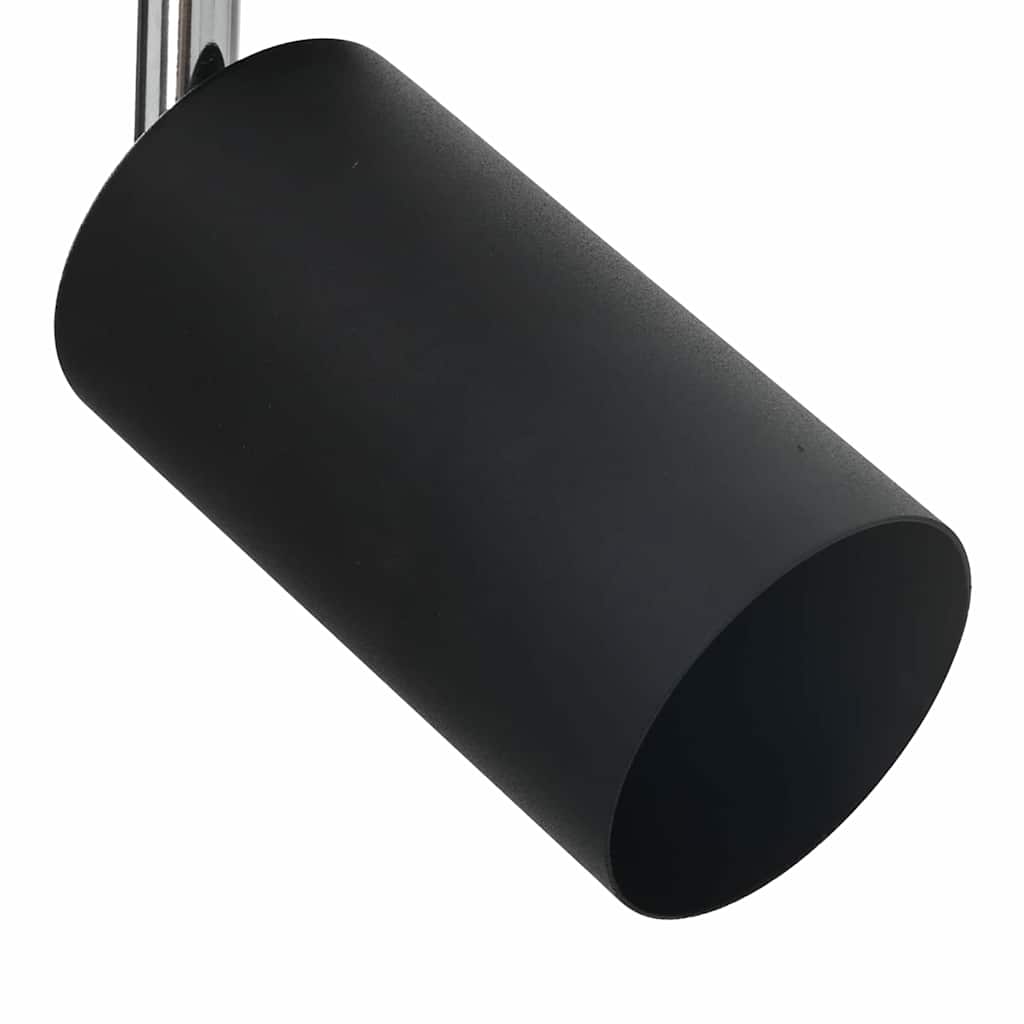 Loftsspot med spotlights Sort 38 x 6 x 16 cm Metal