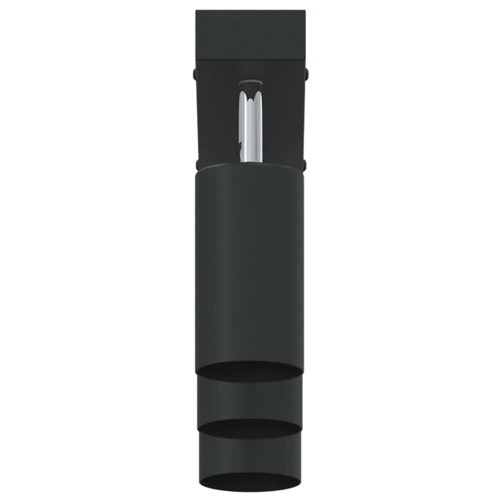 Loftsspot med spotlights Sort 38 x 6 x 16 cm Metal