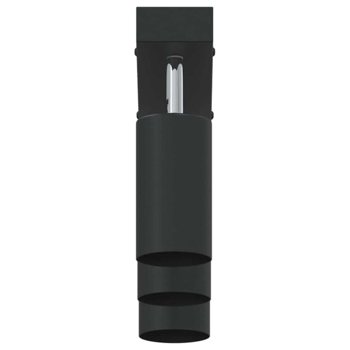 Loftsspot med spotlights Sort 38 x 6 x 16 cm Metal