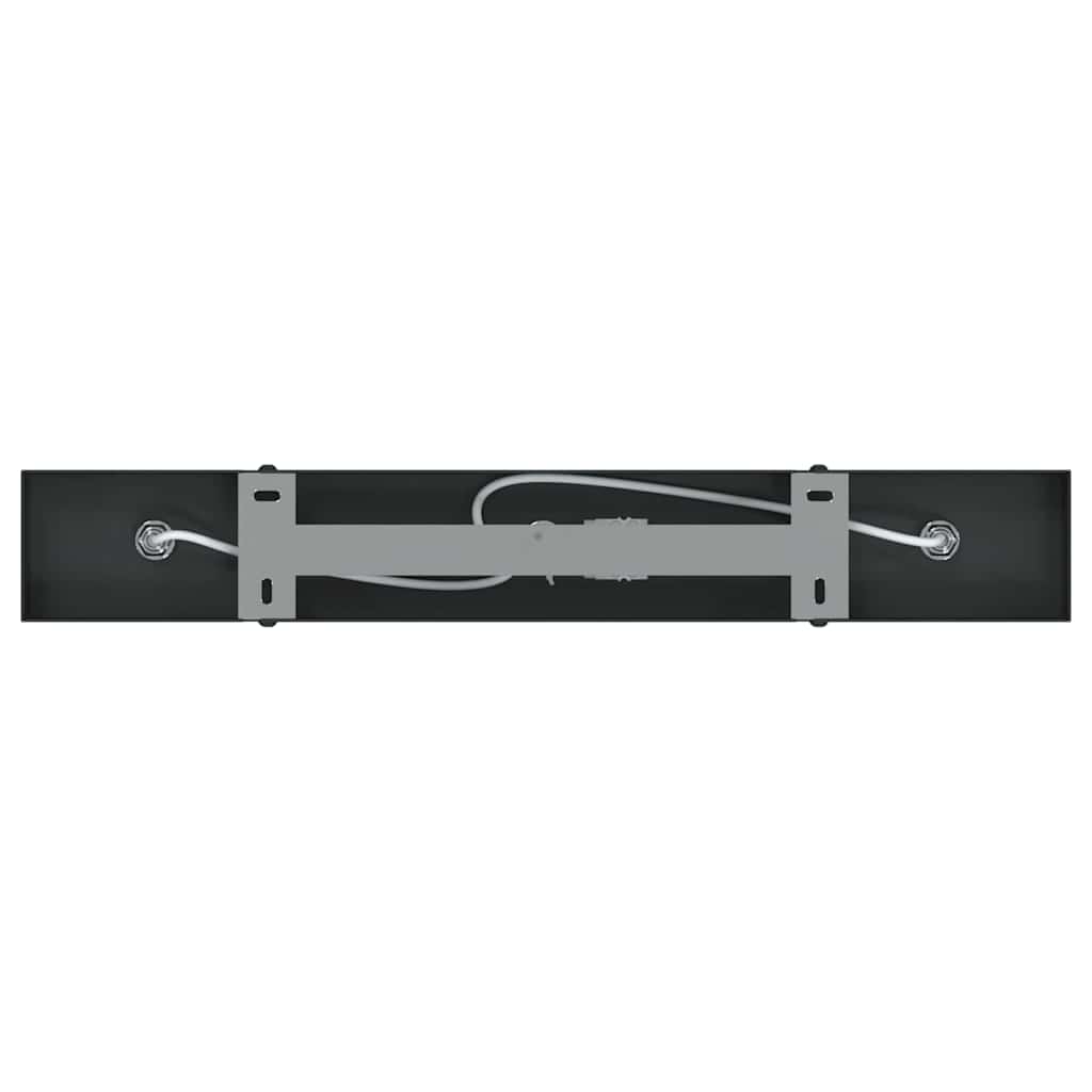 Loftsspot med spotlights Sort 38 x 6 x 16 cm Metal