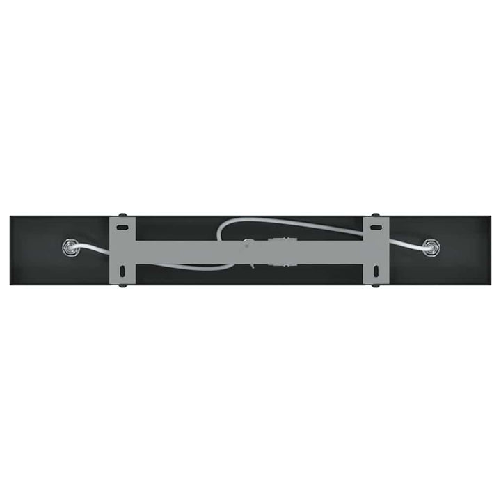 Loftsspot med spotlights Sort 38 x 6 x 16 cm Metal