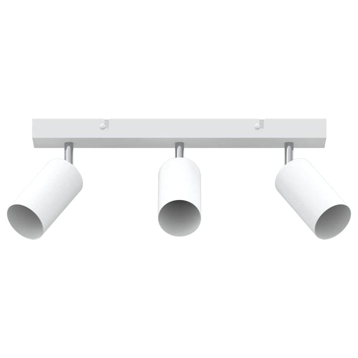 Loftsspot med spotlights Hvid 38 x 6 x 16 cm Metal