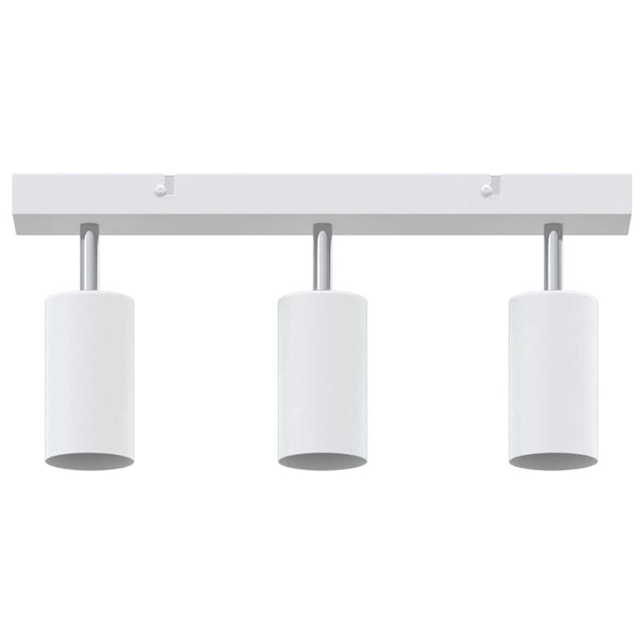 Loftsspot med spotlights Hvid 38 x 6 x 16 cm Metal