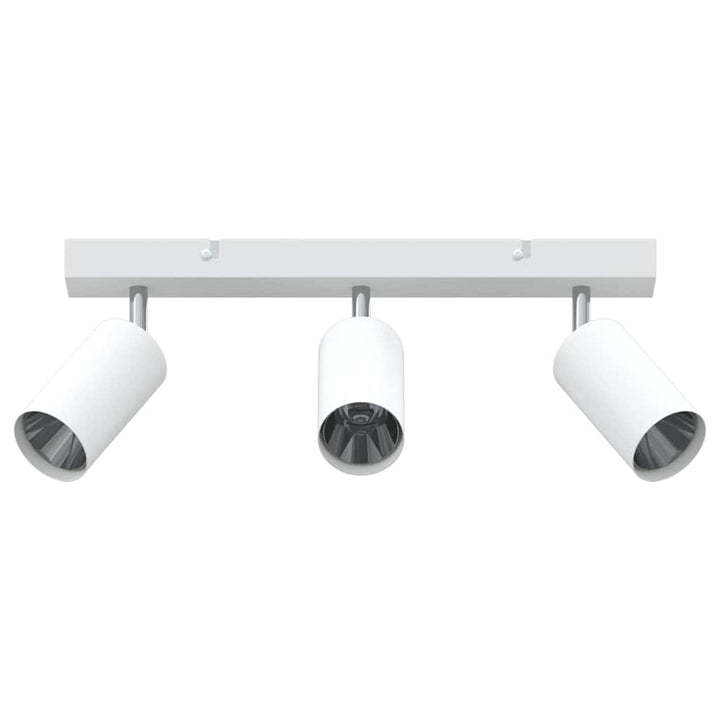 Loftsspot med spotlights Hvid 38 x 6 x 16 cm Metal