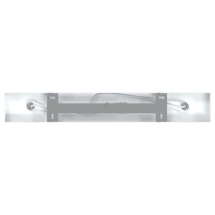 Loftsspot med spotlights Hvid 38 x 6 x 16 cm Metal