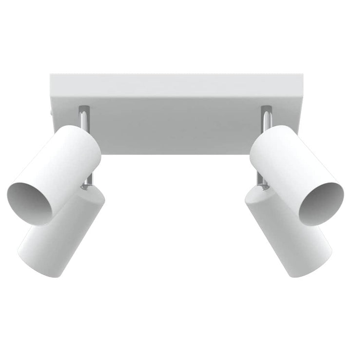Loftsspot med spotlights Hvid 26 x 26 x 16 cm Metal