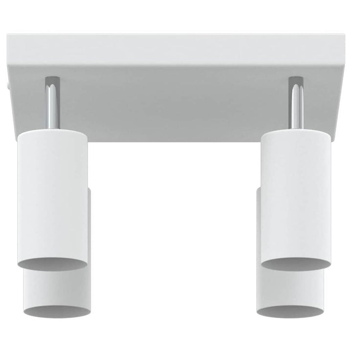 Loftsspot med spotlights Hvid 26 x 26 x 16 cm Metal