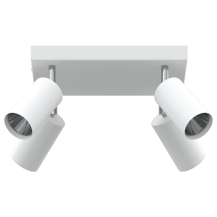 Loftsspot med spotlights Hvid 26 x 26 x 16 cm Metal