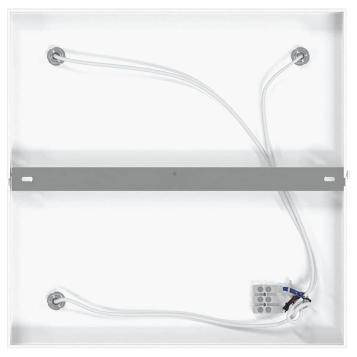Loftsspot med spotlights Hvid 26 x 26 x 16 cm Metal
