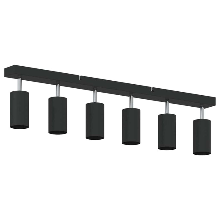 Loftsspot med spotlights Sort 73 x 6 x 16 cm Metal
