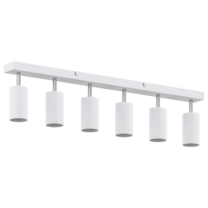 Loftsspot med spotlights Hvid 73 x 6 x 16 cm Metal