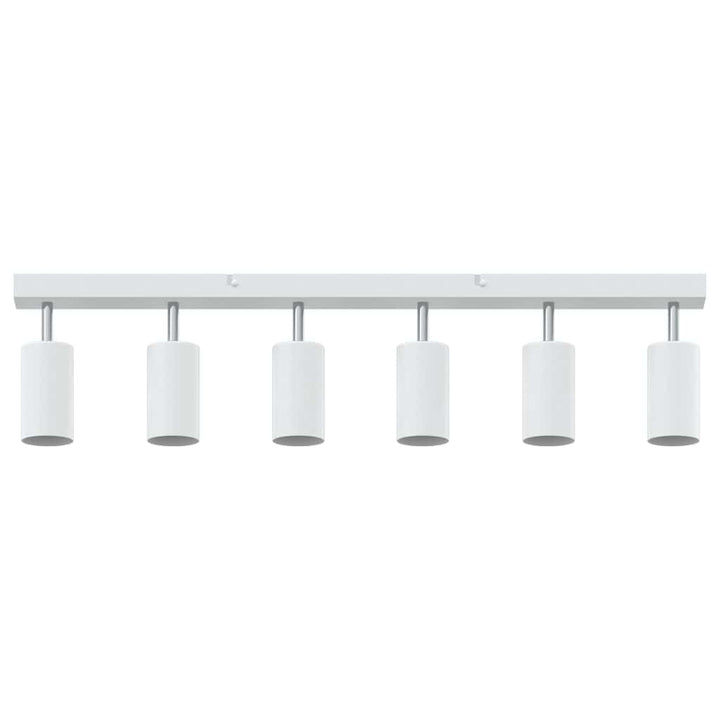 Loftsspot med spotlights Hvid 73 x 6 x 16 cm Metal