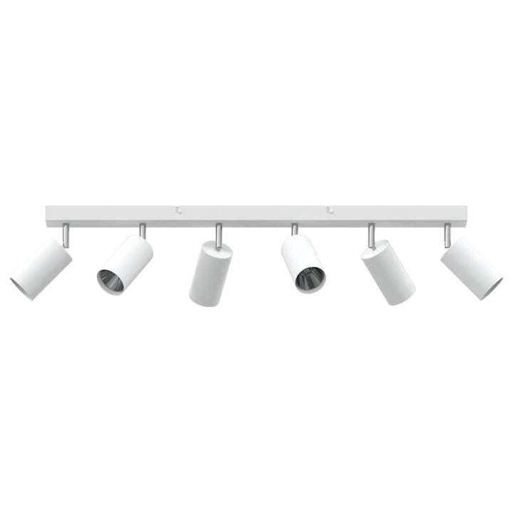 Loftsspot med spotlights Hvid 73 x 6 x 16 cm Metal