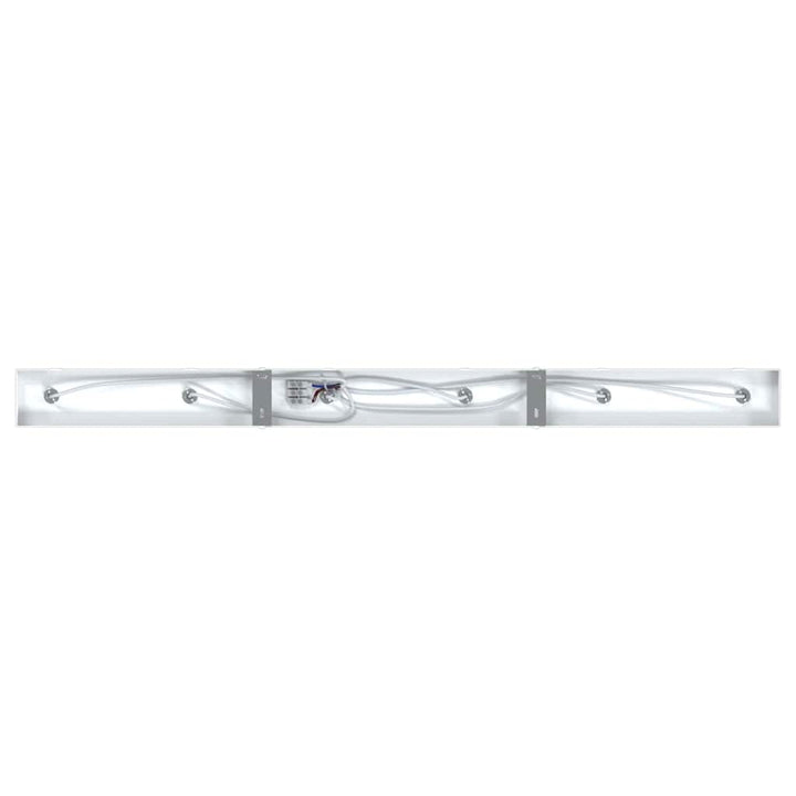Loftsspot med spotlights Hvid 73 x 6 x 16 cm Metal