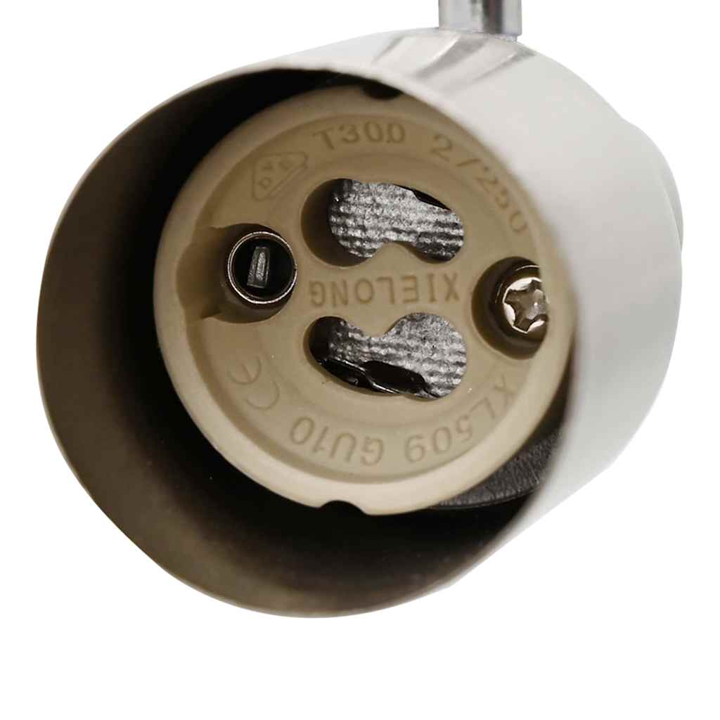 Loftsspot med spotlights Nikkel 176,5 x 9,5 x 14 cm Stål